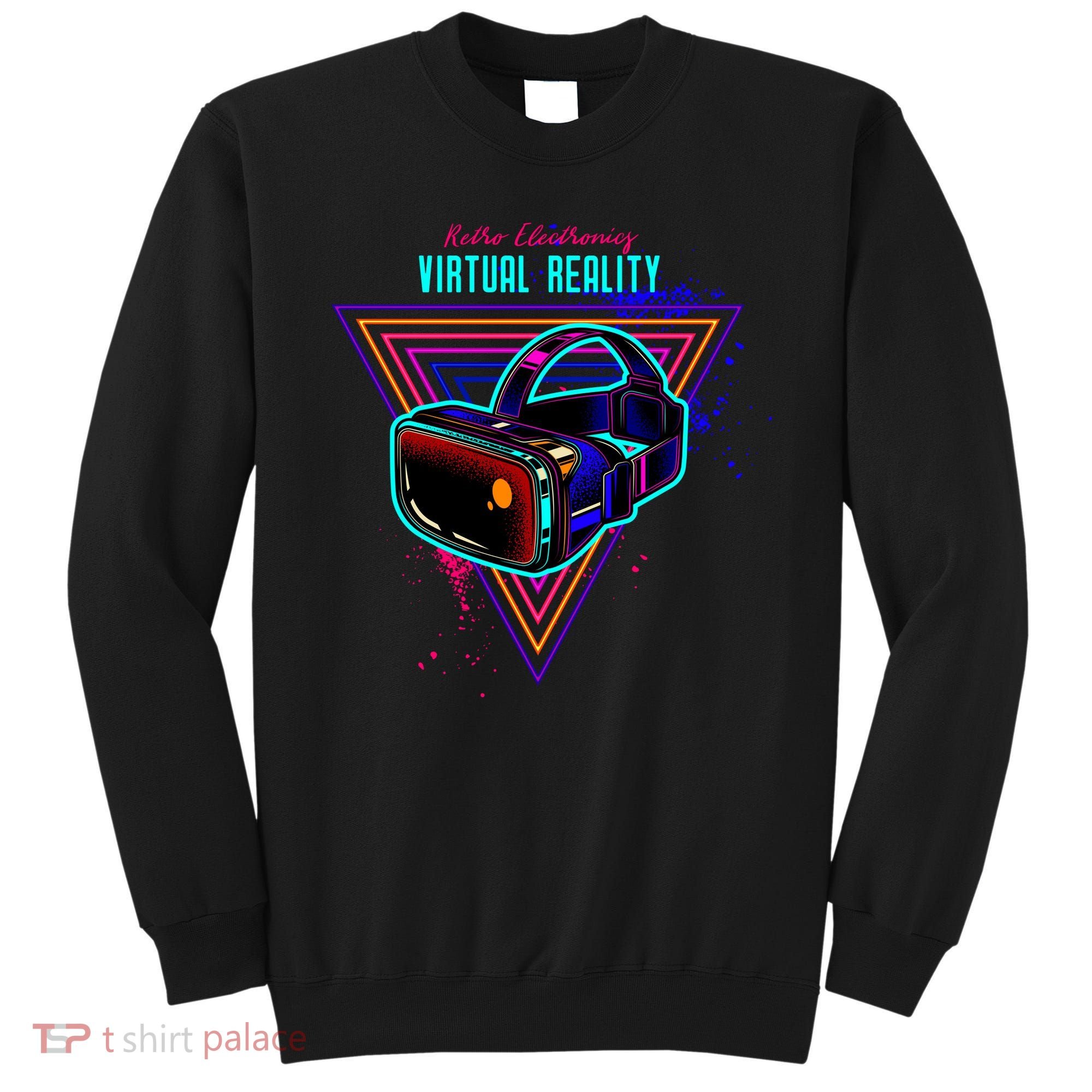 Virtual Reality Neon Sweatshirt