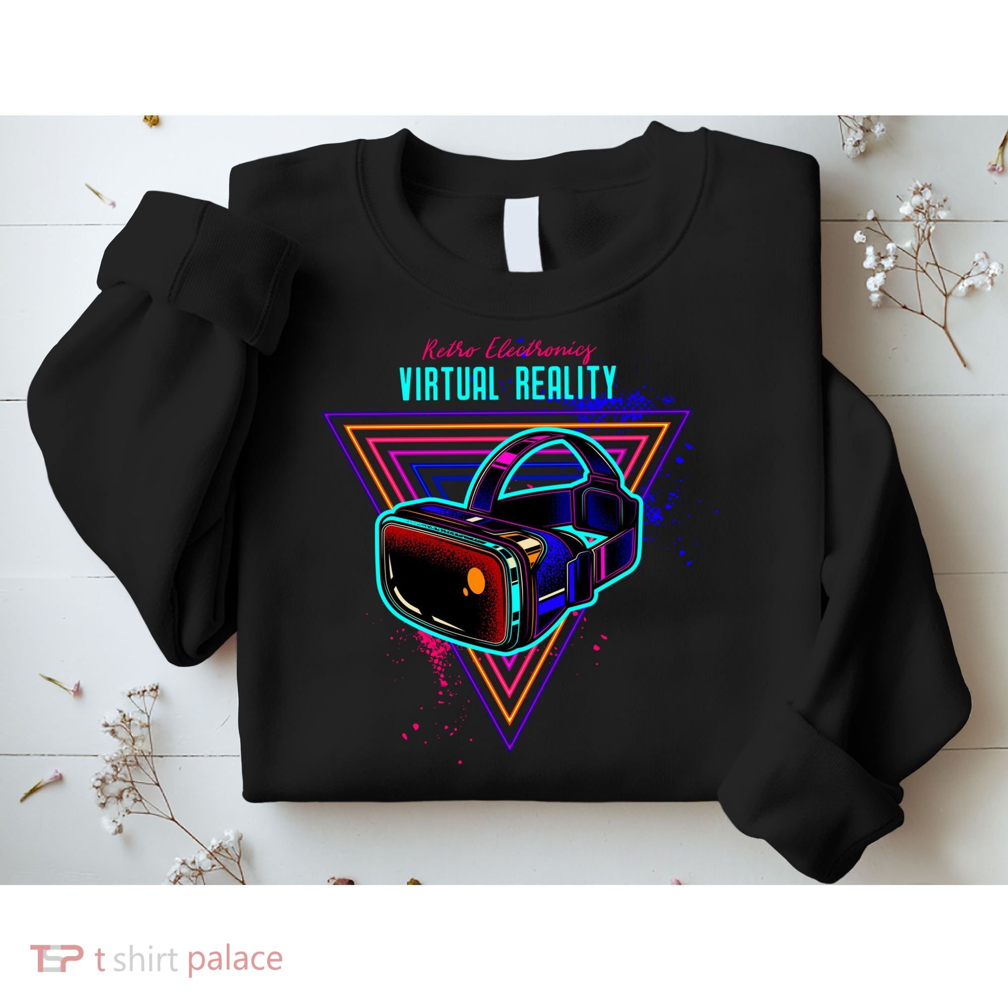 Virtual Reality Neon Sweatshirt