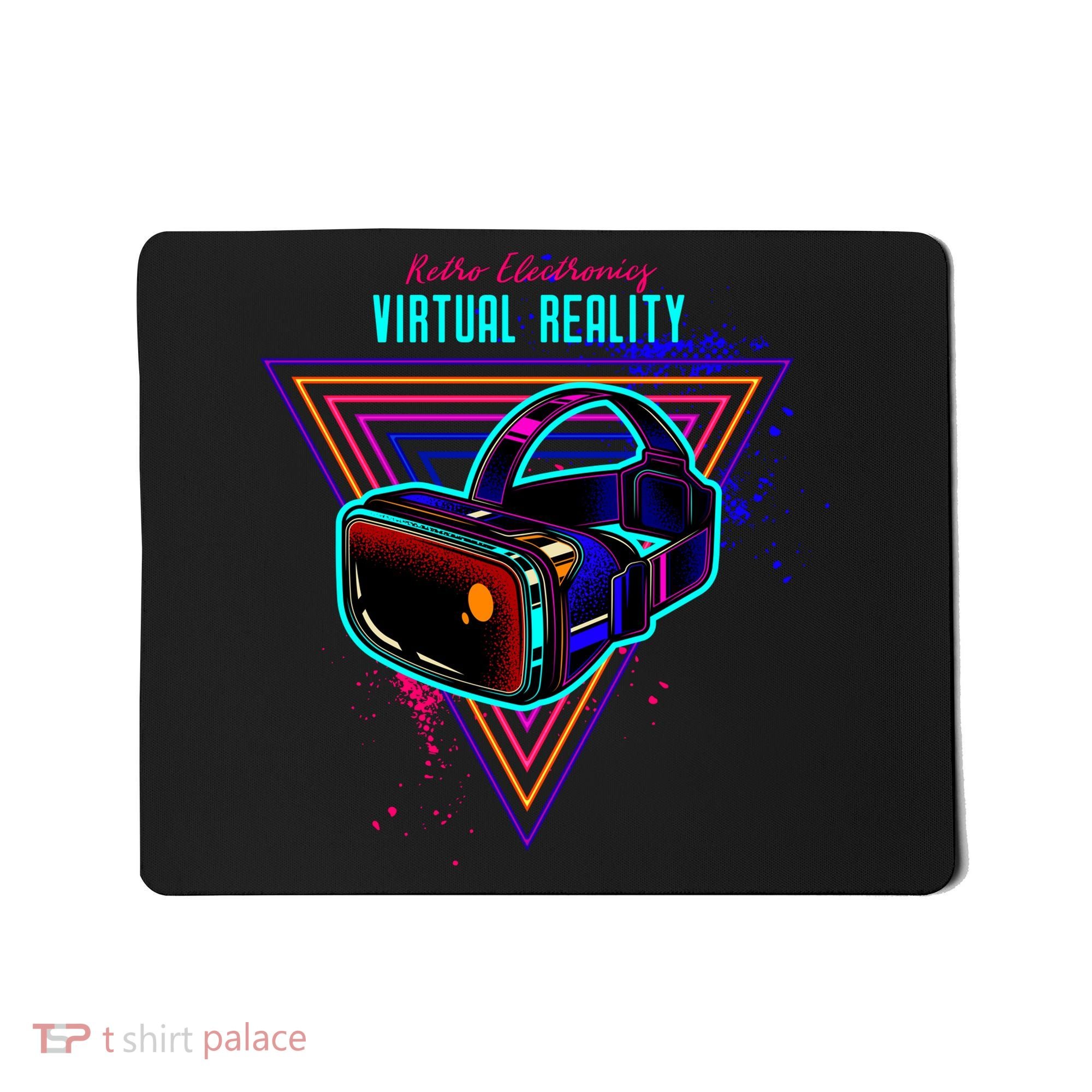 Virtual Reality Neon Mousepad