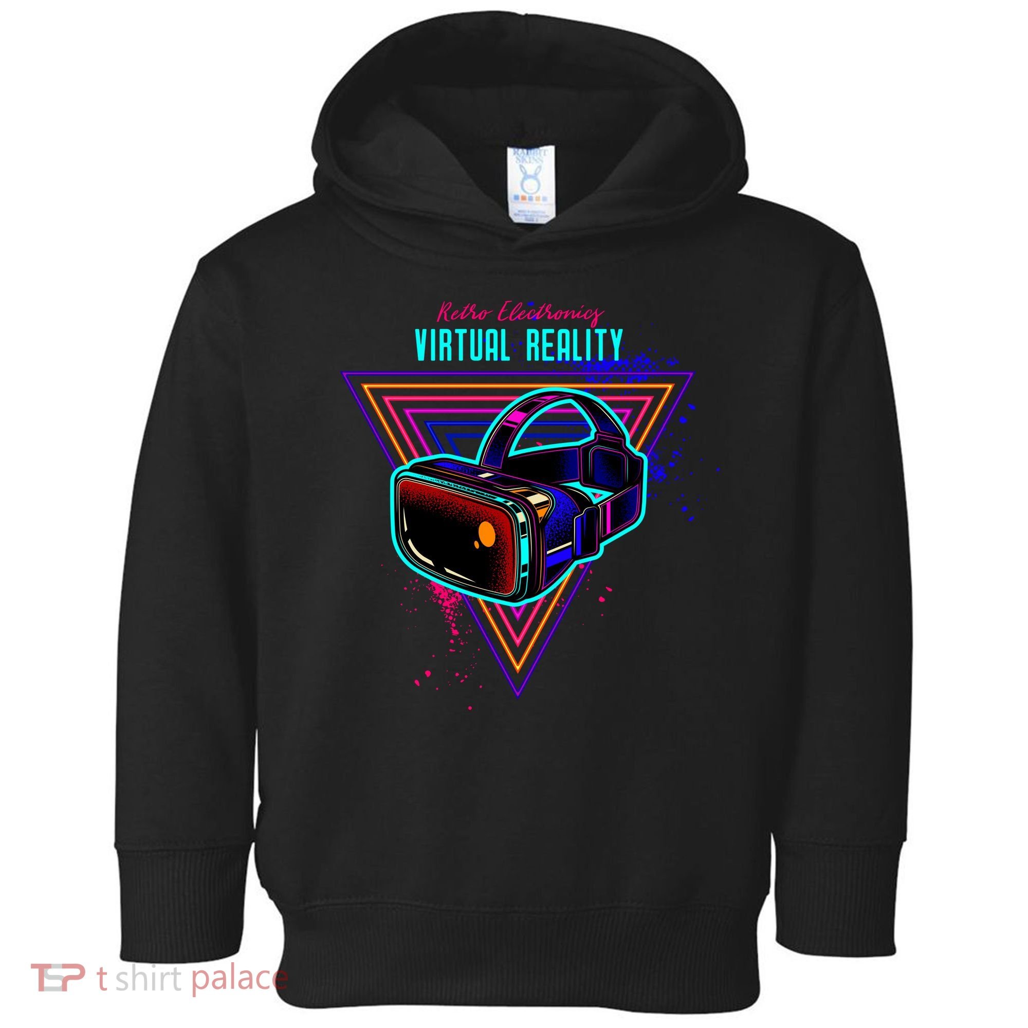 Virtual Reality Neon Toddler Hoodie
