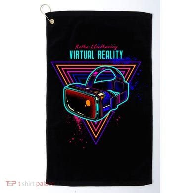 Virtual Reality Neon Golf Towel