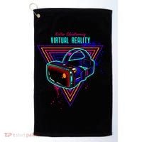 Virtual Reality Neon Golf Towel thumb 0