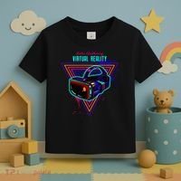 Virtual Reality Neon Toddler T-Shirt thumb 3