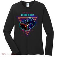 Virtual Reality Neon Women's Long Sleeve Shirt thumb 0