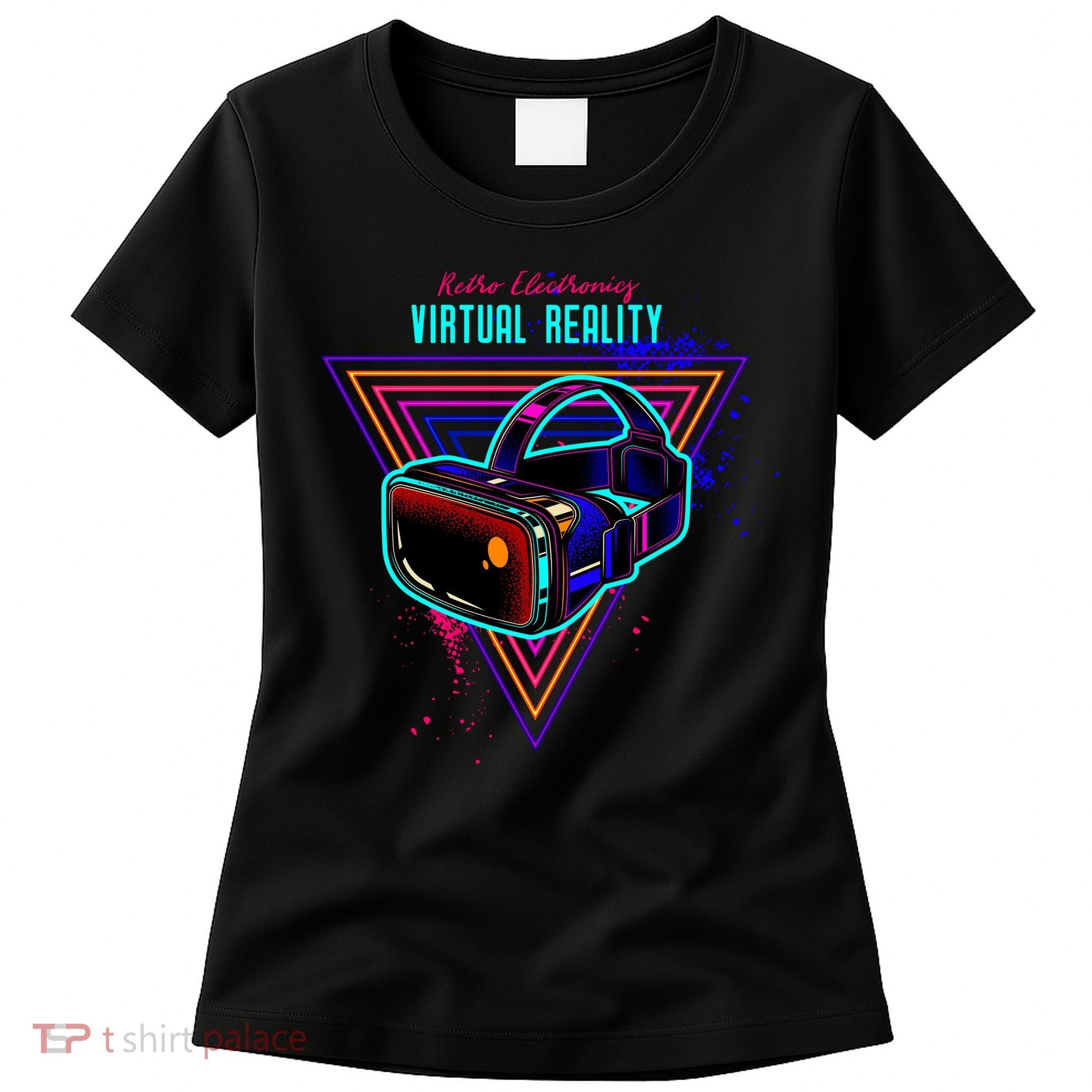 Virtual Reality Neon Women's T-Shirt