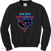 Virtual Reality Neon Kids Sweatshirt thumb 0