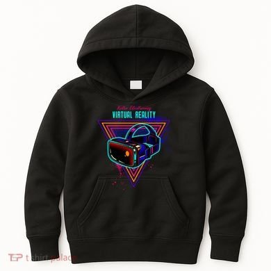 Virtual Reality Neon Kids Hoodie