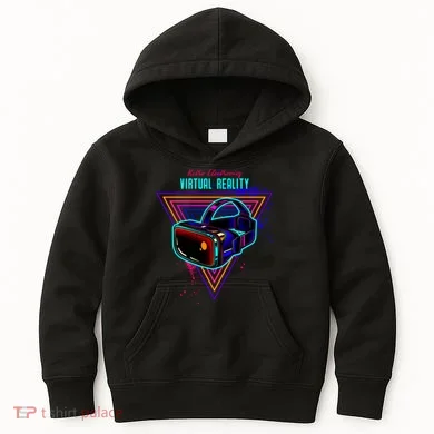 Virtual Reality Neon Kids Hoodie