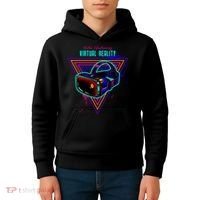 Virtual Reality Neon Kids Hoodie thumb 4