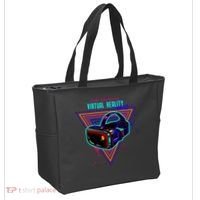Virtual Reality Neon Tote Bag thumb 2