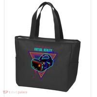 Virtual Reality Neon Tote Bag thumb 3