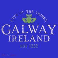 Vintage Irish Souvenir Funny Gift: Claddagh Galway Ireland Gift T-Shirt thumb 7