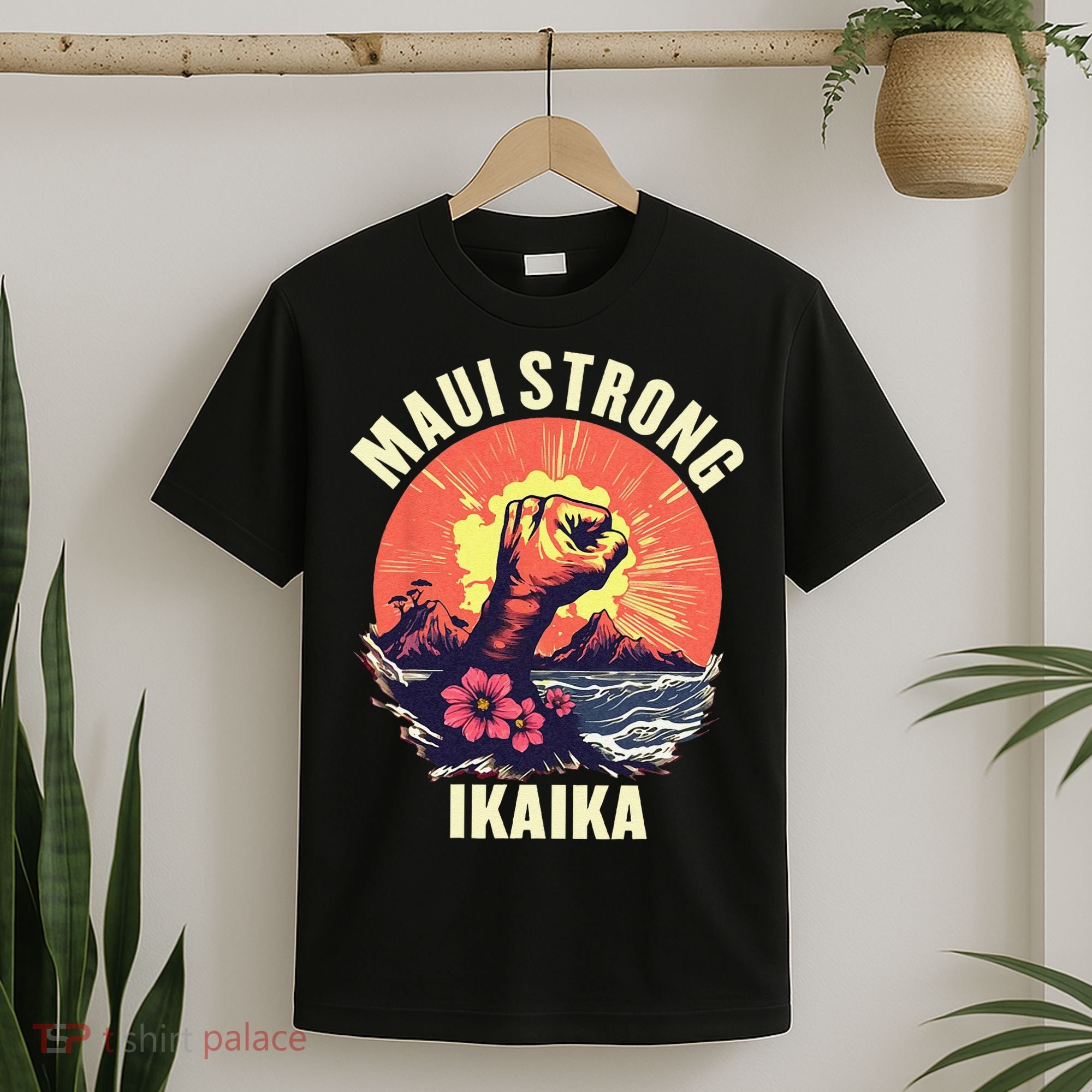 Vintage Ikaika Strong Maui Hawaii Island I Love Hawaii T-Shirt