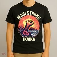 Vintage Ikaika Strong Maui Hawaii Island I Love Hawaii T-Shirt thumb 3