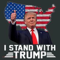 Vintage I Stand With Trump Pro Trump Supporter T-Shirt thumb 7