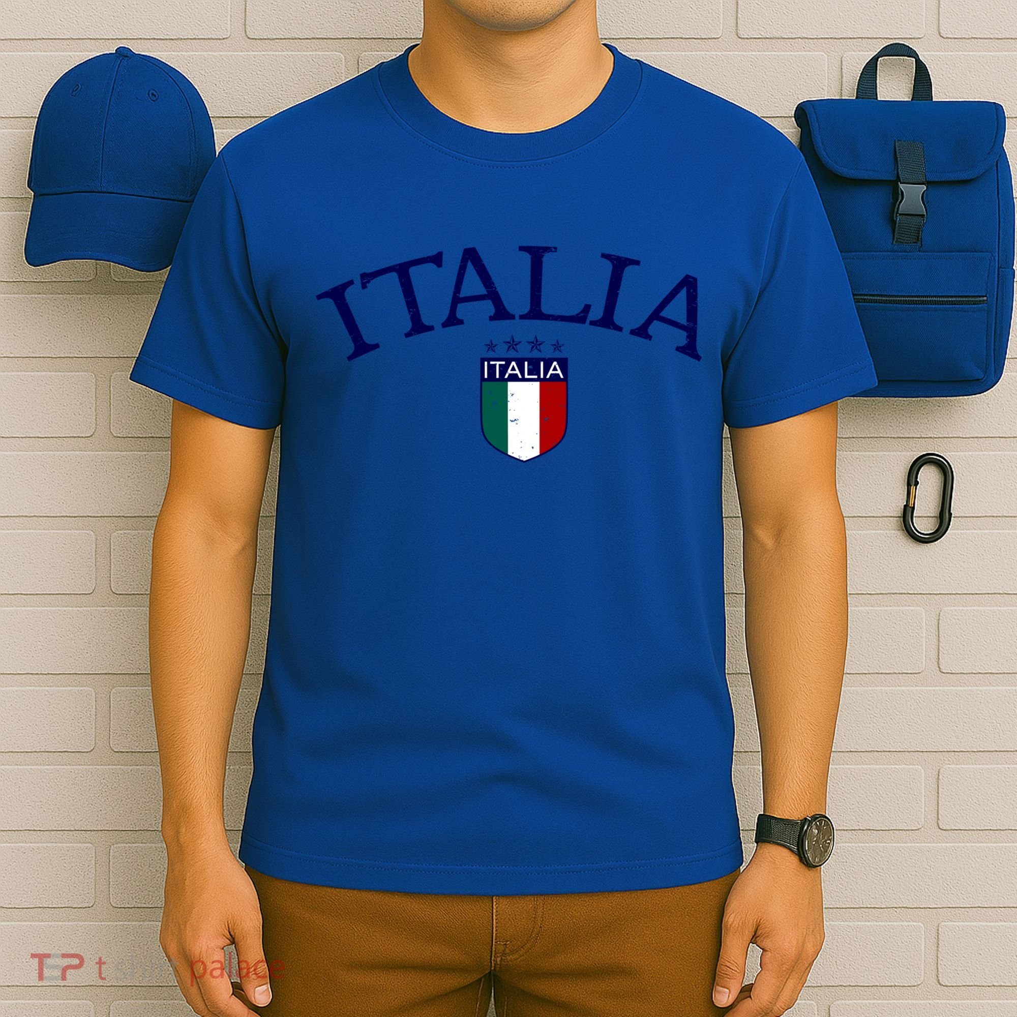Vintage Italia Soccer Gift T-Shirt