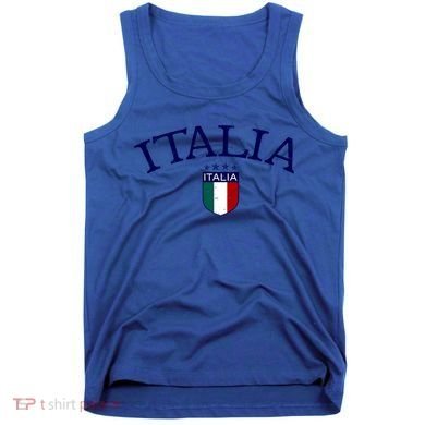 Vintage Italia Soccer Gift Tank Top