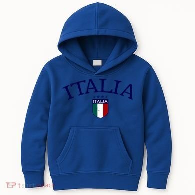 Vintage Italia Soccer Gift Kids Hoodie
