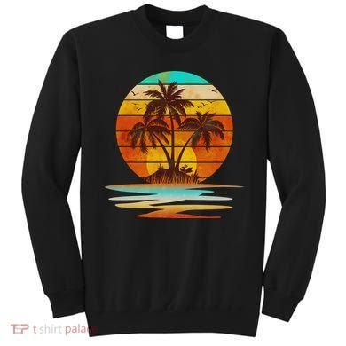 Vintage Island Sunset Emblem Sweatshirt