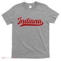Vintage Indiana State Classic Varsity Logo Style  T-Shirt thumb 0