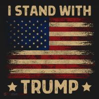 Vintage I Stand With Trump Pro Trump Supporter Men Women T-Shirt thumb 7