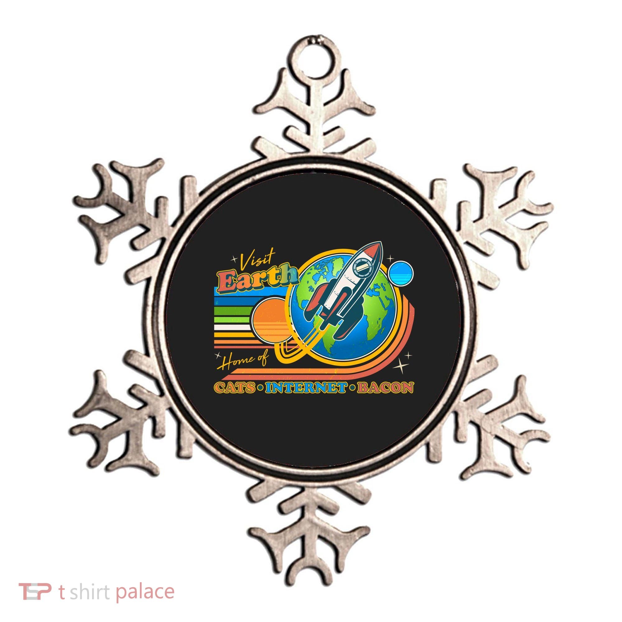 Visit Earth Home Of Cats Internet Bacon Ornament