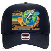 Visit Earth Home Of Cats Internet Bacon Hat thumb 0