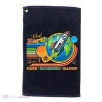 Visit Earth Home Of Cats Internet Bacon Golf Towel thumb 0