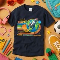 Visit Earth Home Of Cats Internet Bacon Kids T-Shirt thumb 3