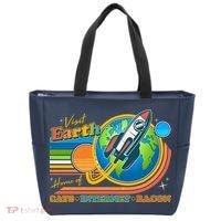 Visit Earth Home Of Cats Internet Bacon Tote Bag thumb 0
