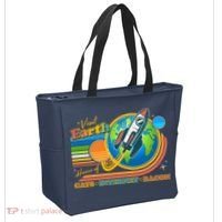 Visit Earth Home Of Cats Internet Bacon Tote Bag thumb 2