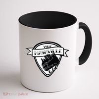 Visit Nashville Guitar Coffee Mug thumb 1
