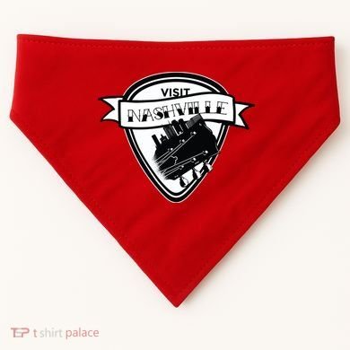 Visit Nashville Guitar USA-Made Doggie Bandana