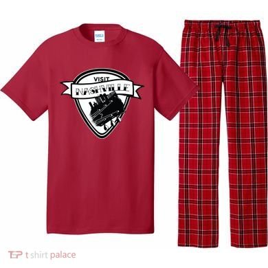 Visit Nashville Guitar Pajama Set