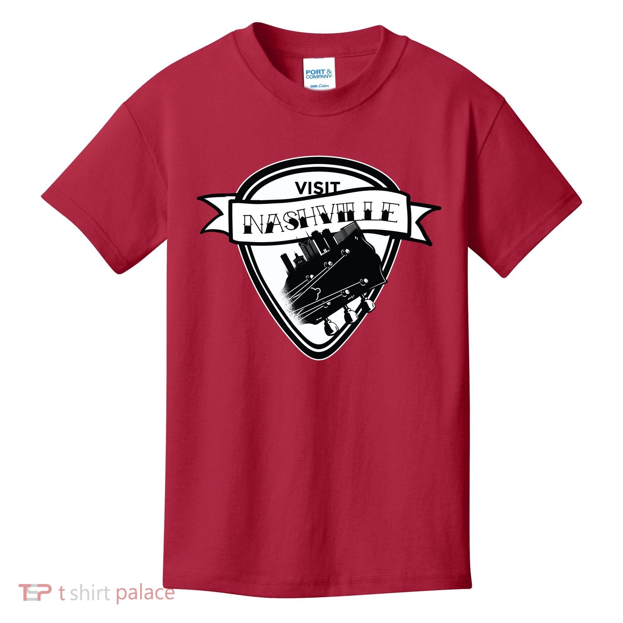 Visit Nashville Guitar Kids T-Shirt