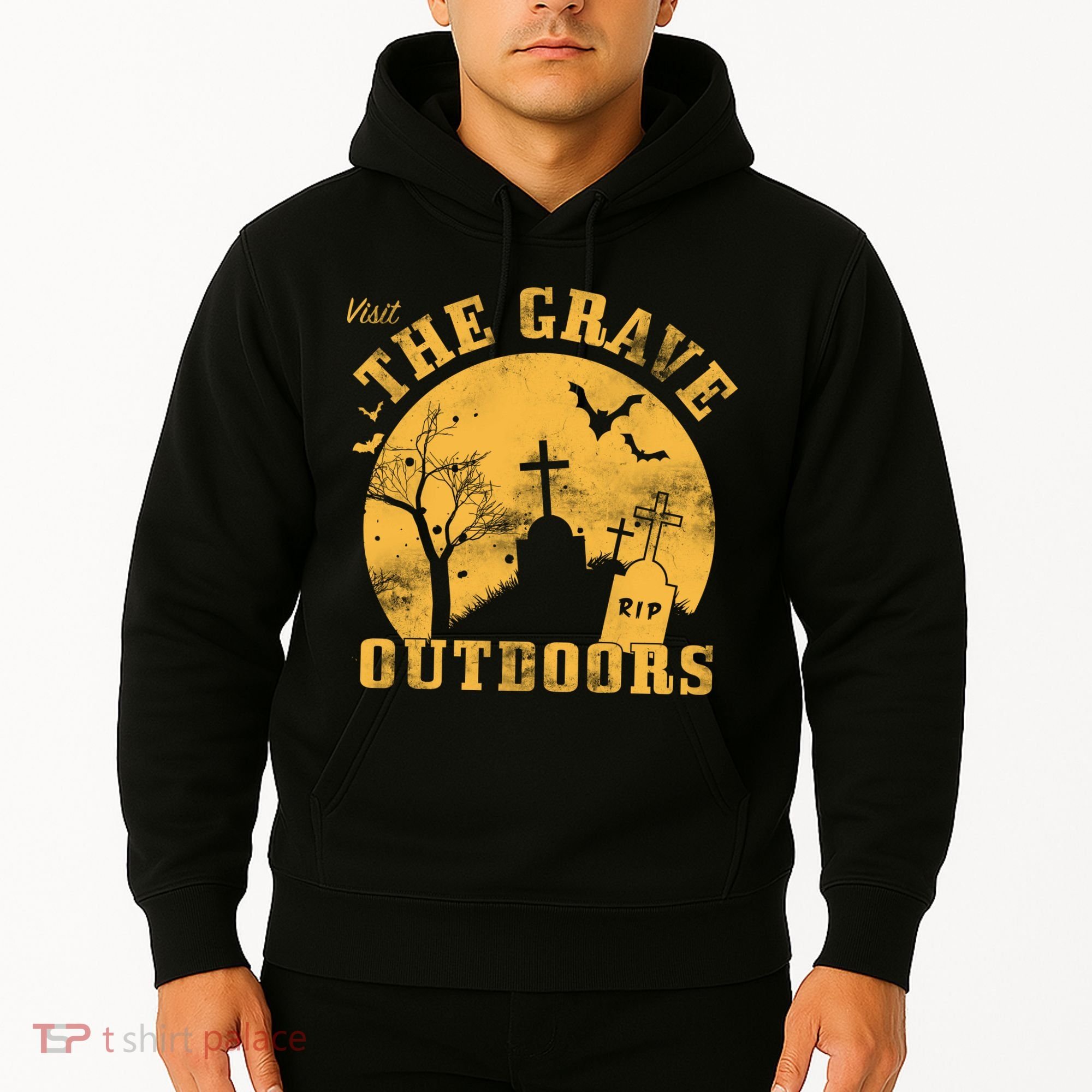Visit The Grave Outdoors Hoodie
