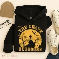 Visit The Grave Outdoors Hoodie thumb 4