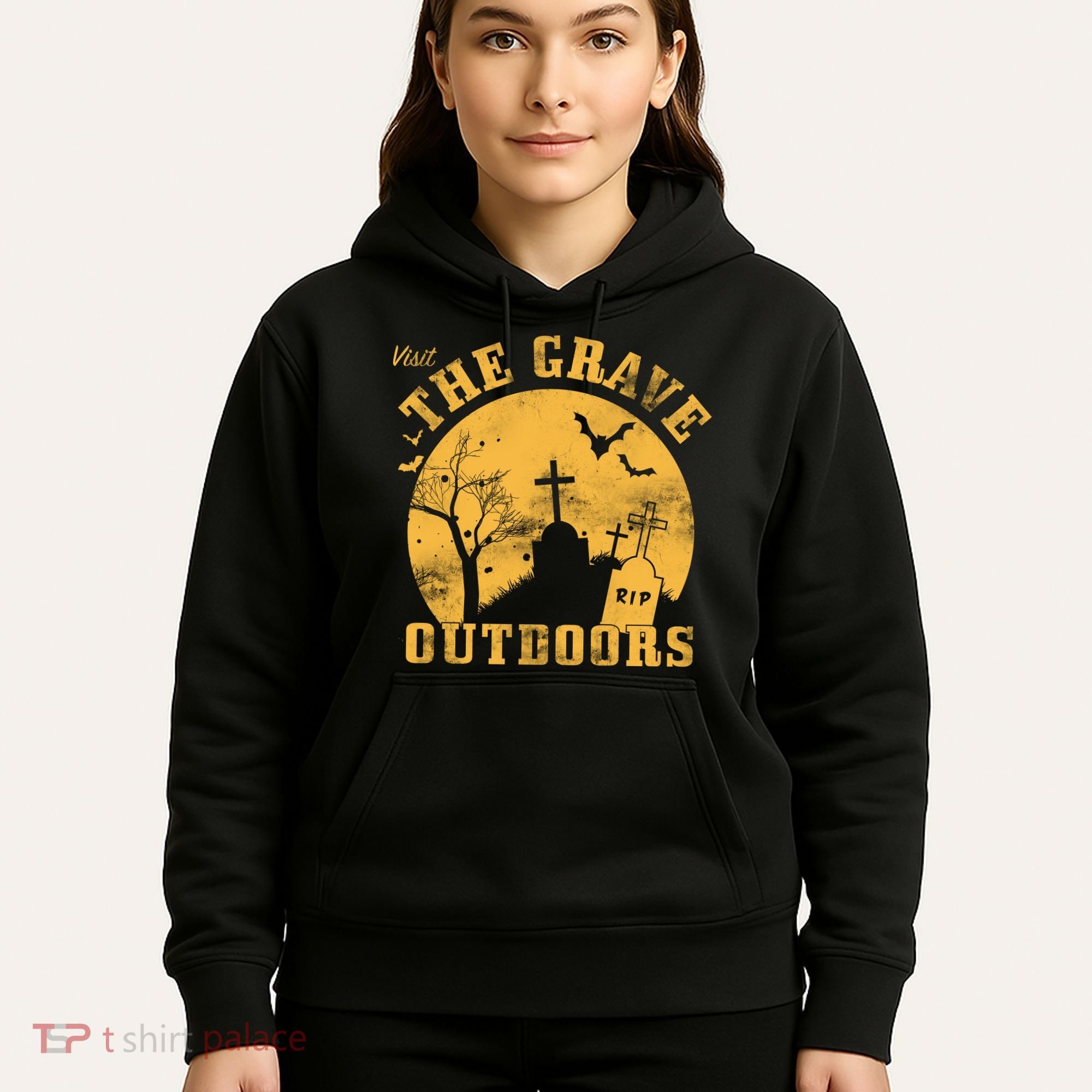 Visit The Grave Outdoors Hoodie