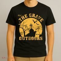 Visit The Grave Outdoors T-Shirt thumb 3