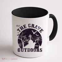 Visit The Grave Outdoors Coffee Mug thumb 1