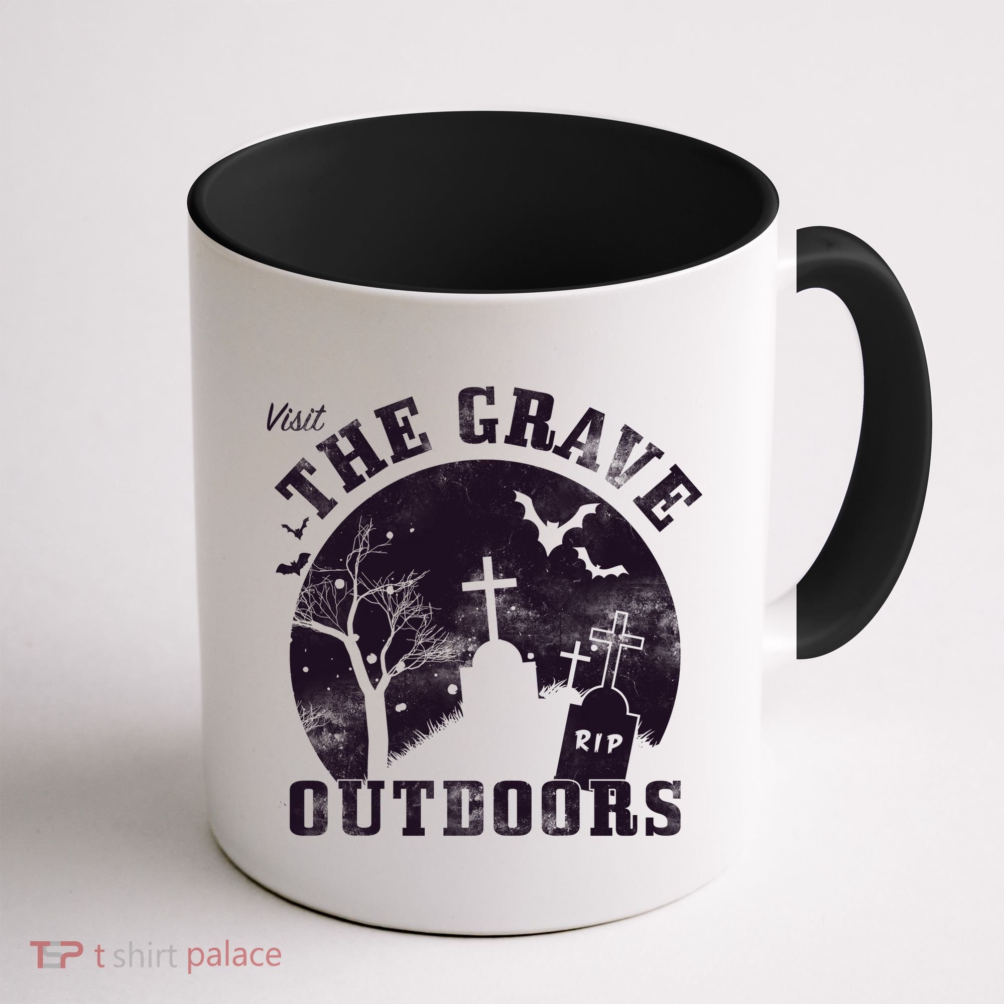 Visit The Grave Outdoors Coffee Mug