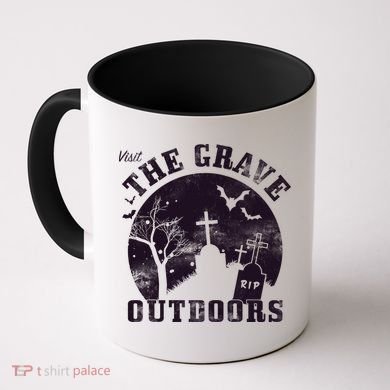 Visit The Grave Outdoors Coffee Mug