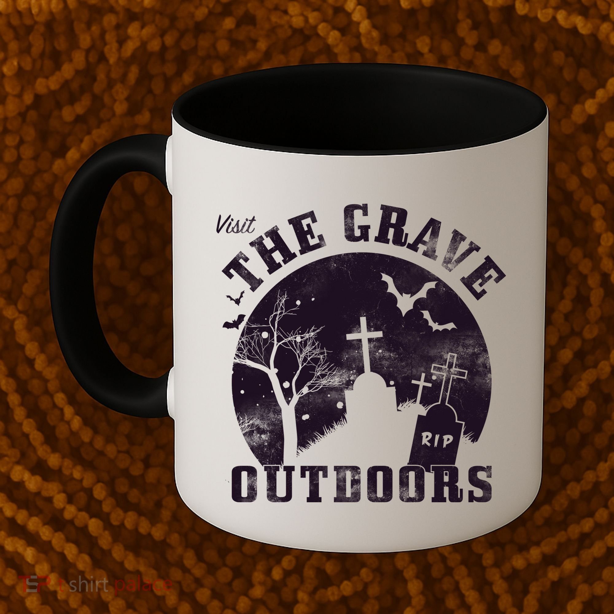 Visit The Grave Outdoors Coffee Mug