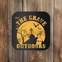 Visit The Grave Outdoors Coaster thumb 0