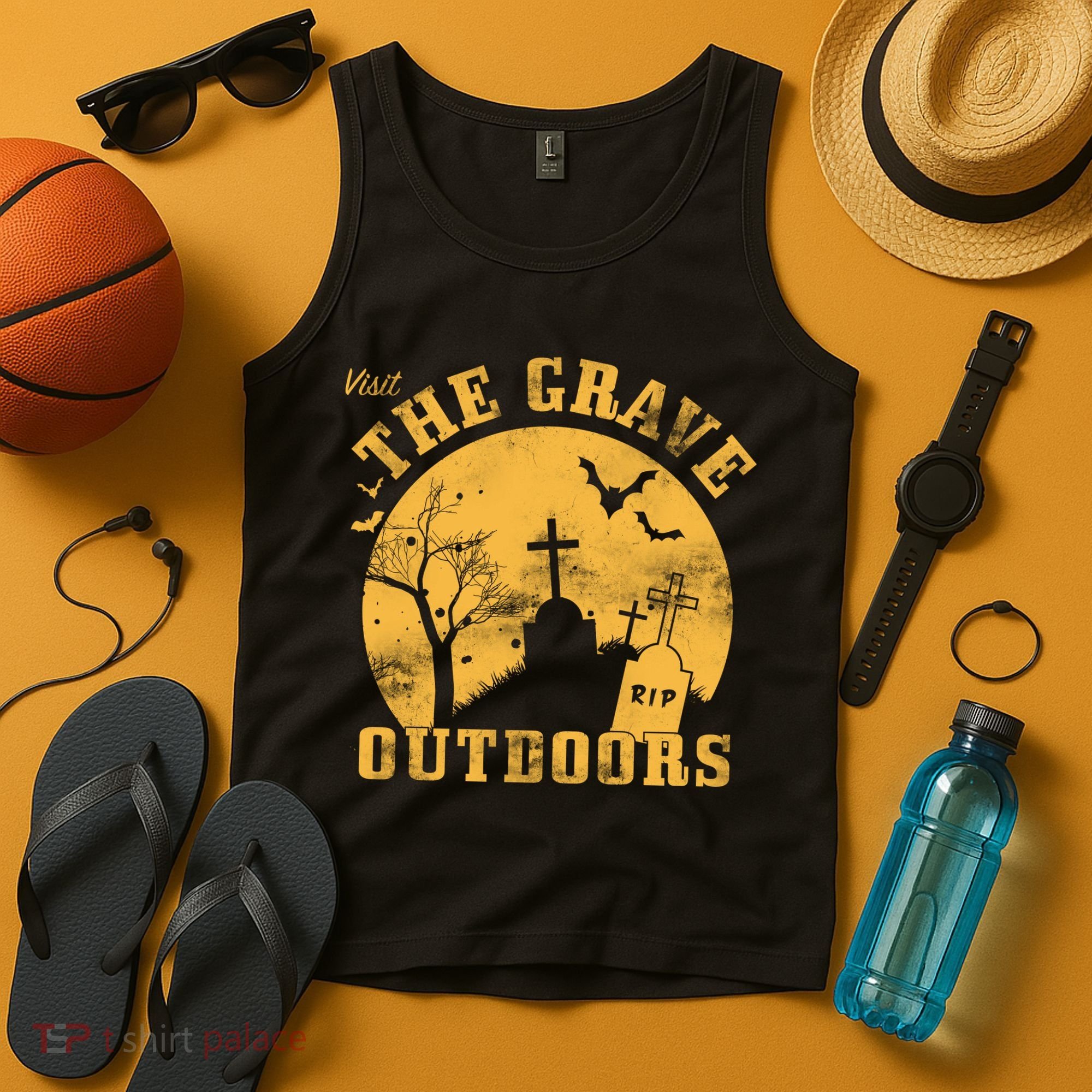 Visit The Grave Outdoors Tank Top