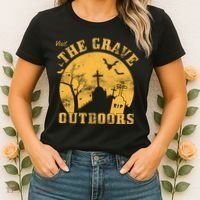 Visit The Grave Outdoors Women's T-Shirt thumb 2