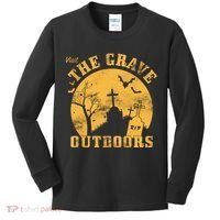 Visit The Grave Outdoors Kids Long Sleeve Shirt thumb 0