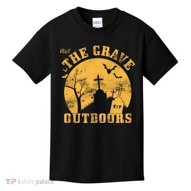 Visit The Grave Outdoors Kids T-Shirt