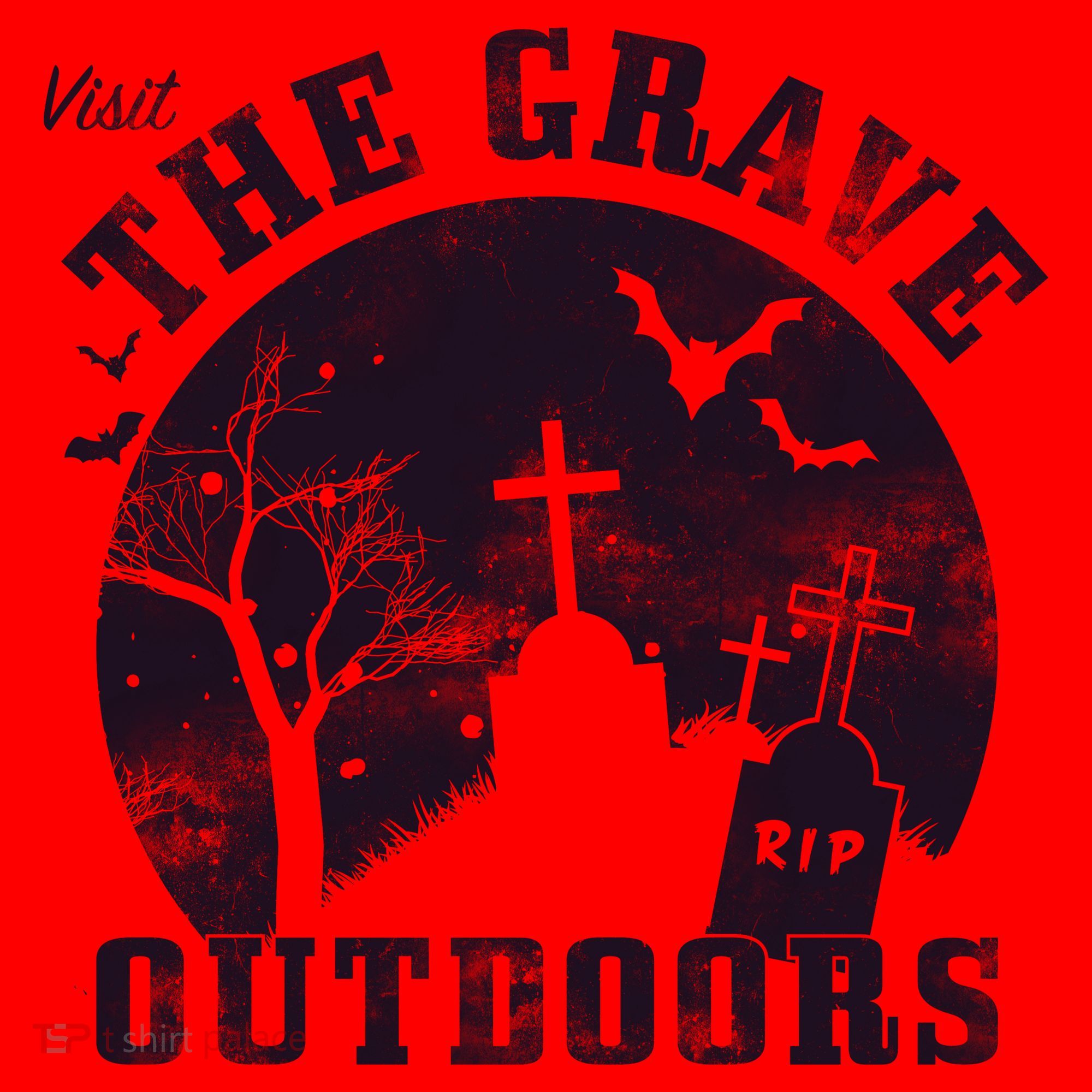 Visit The Grave Outdoors Santa Hat