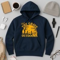 Visit The Grave Outdoors Funny Halloween Hoodie thumb 3